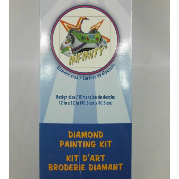 Disney Pixar Toy Story Buzz Diamond Art Painting Kit 12x12 Diamond Dotz New - Picture 2 of 3